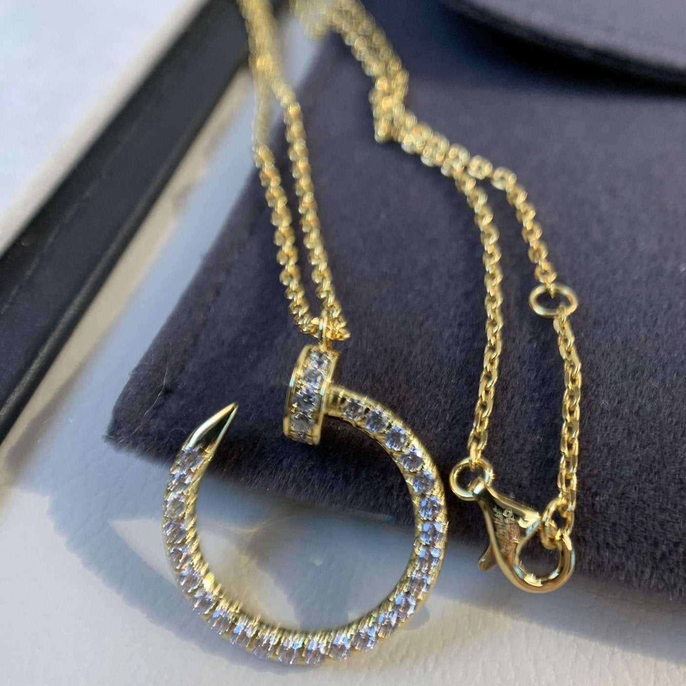 Miro JUSTE NECKLACE GOLD DIAMONDS