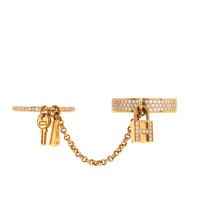 Miro HM KELLY CLOCHETTE DOUBLE RING IN  WITH DIAMONDS