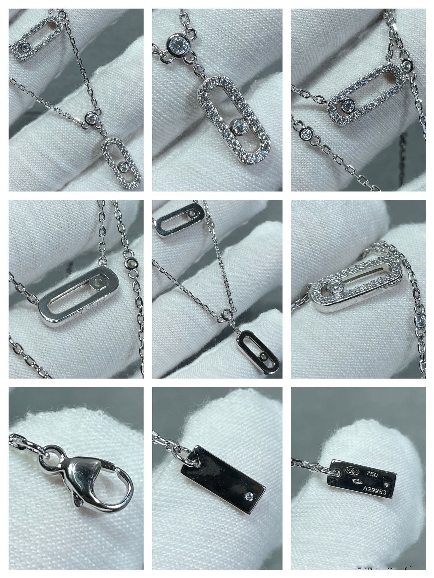 [Miro ]MOVE 2 ROW DIAMOND NECKLACE
