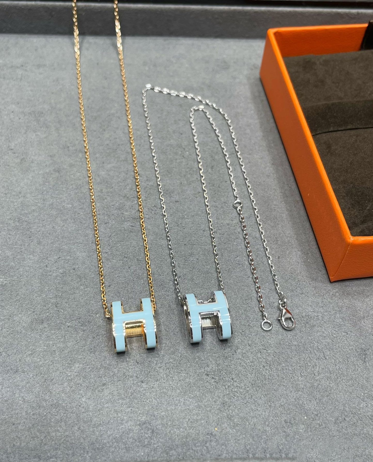 Miro POP H SKY BLUE NECKLACE