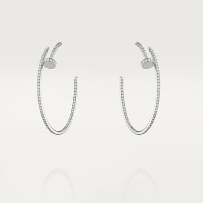 Miro JUSTE EARRINGS FULL DIAMONDS 1.8MM