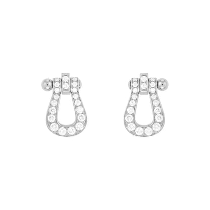 Miro FORCE 10 FULL DIAMOND STUD EARRINGS MINI MODEL