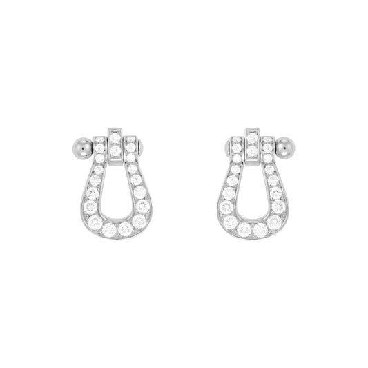 Miro FORCE 10 FULL DIAMOND STUD EARRINGS MINI MODEL