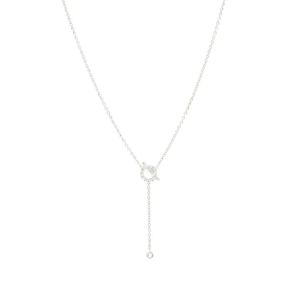 Miro FINESSE SILVER DIAMOND NECKLACE