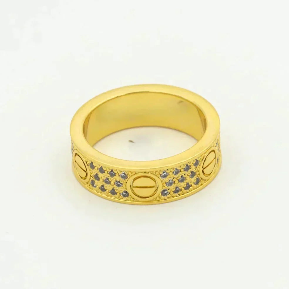Miro LOVE RING 5.5MM DIAMONDS PAVED