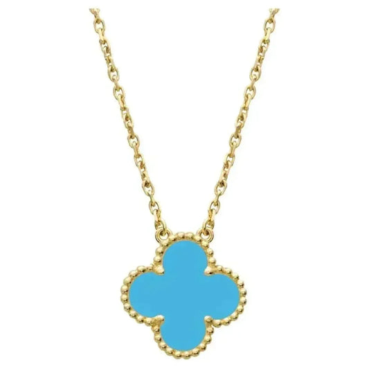 Miro CLOVER 15MM VINTAGE TURQUOISE NECKLACE