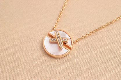Miro JEUX DE ROSE GOLD DIAMOND NECKLACE