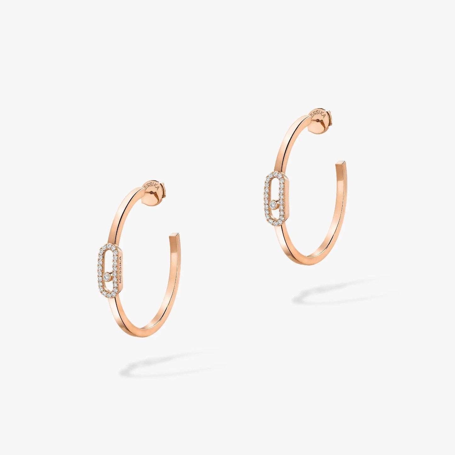 [Miro ]CREOLES MOVE UNO PM DIAMOND EARRINGS