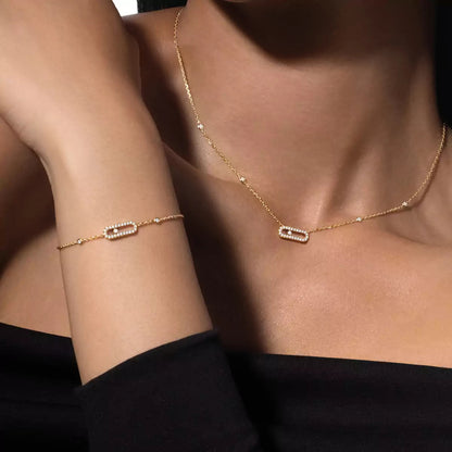 [Miro ]Diamond Necklace Move Uno