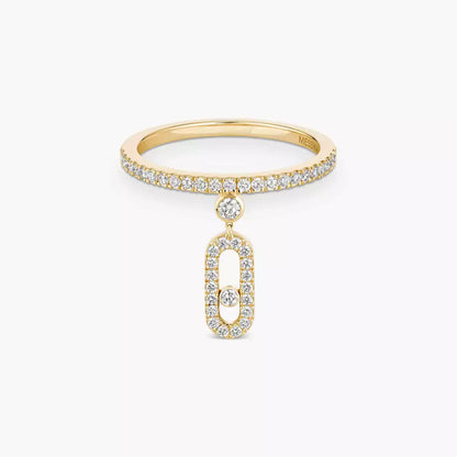[Miro ]Move Uno Diamond Ring