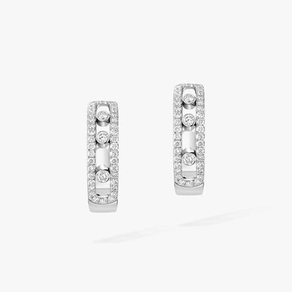 [Miro ]Diamond Pave_ Hoop Earrings Move