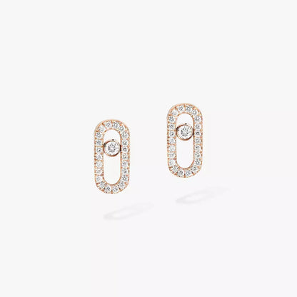 [Miro ]Move Uno Diamond Earrings