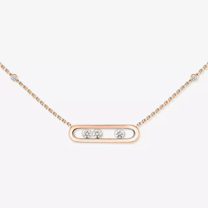 [Miro ] Baby Move Gold Diamond Necklace