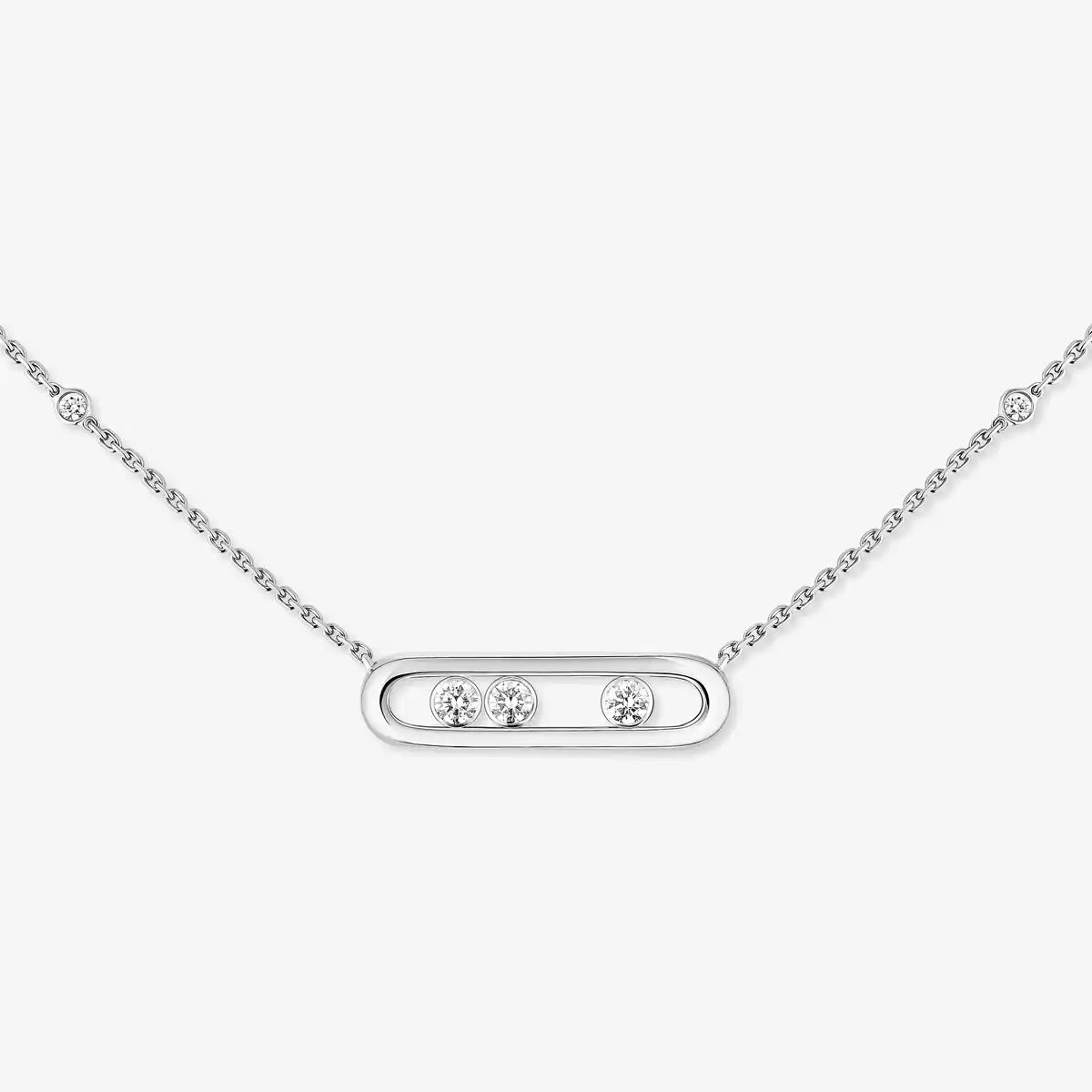 [Miro ] Baby Move Gold Diamond Necklace