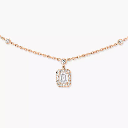 [Miro ]My Twin Diamond Necklace in Silver