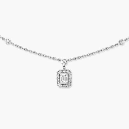 [Miro ]My Twin Diamond Necklace in Silver