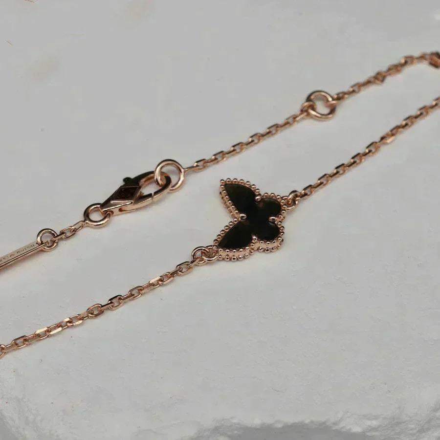 Miro BUTTERFLY ONYX  BUTTERFLY BRACELET